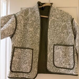 Vero Moda oversized Khaki Quilted Jacket